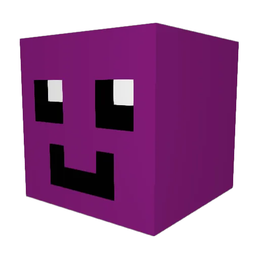 angethesk Minecraft avatar head, 3D render