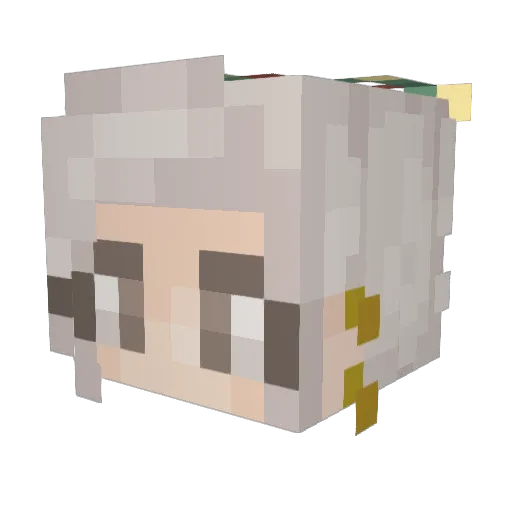 angie32363 Minecraft avatar head, 3D render