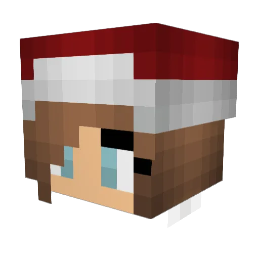 angry_birds10 Minecraft avatar head, 3D render