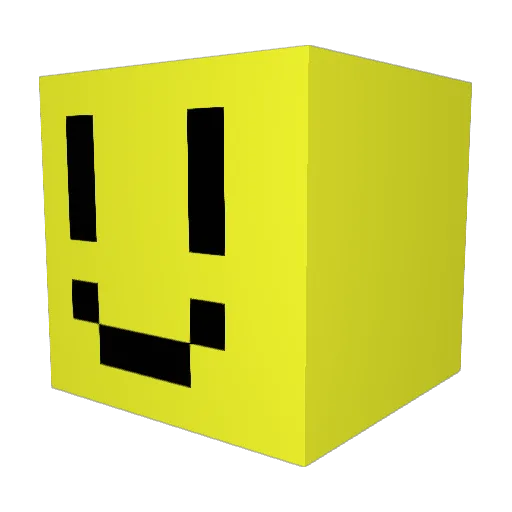 angrydwarf506 Minecraft avatar head, 3D render