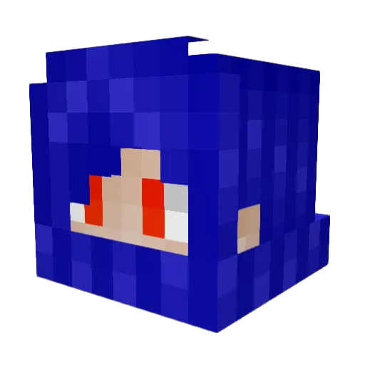 angryfire26 Minecraft avatar head, 3D render