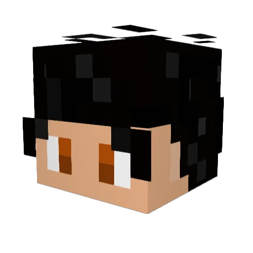 angryjacoboii Minecraft avatar head, 3D render