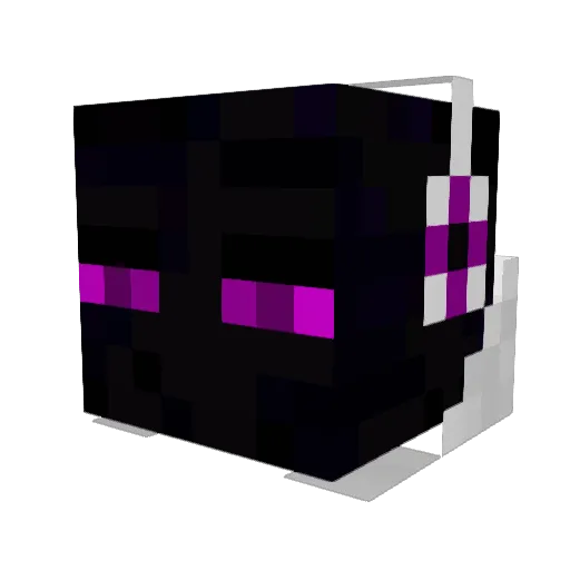angrylittleman Minecraft avatar head, 3D render