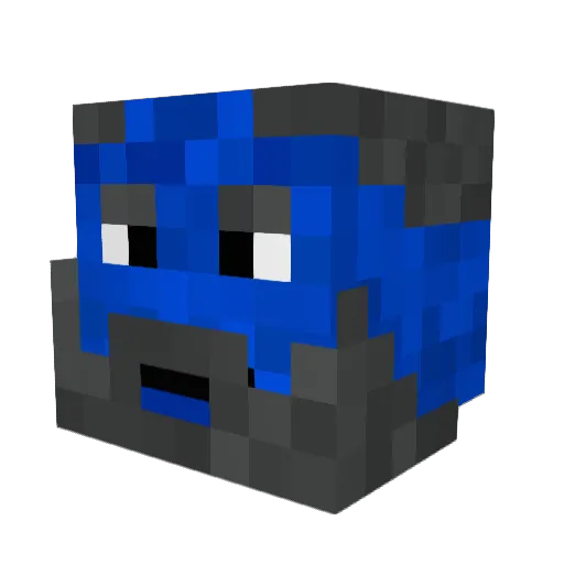 angrysmurf1 Minecraft avatar head, 3D render