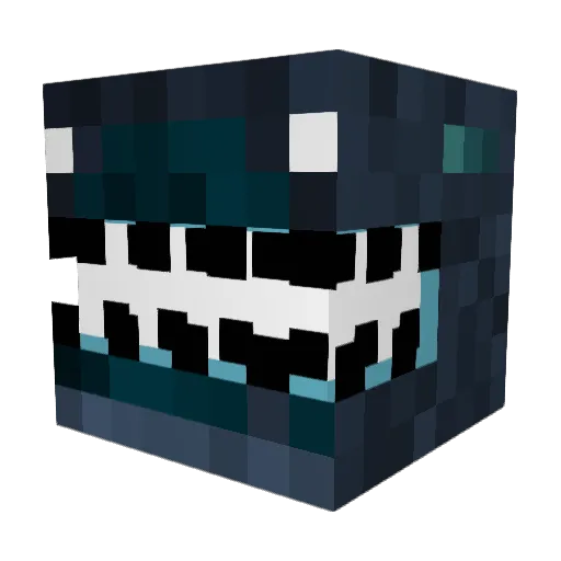 angrysteak Minecraft avatar head, 3D render