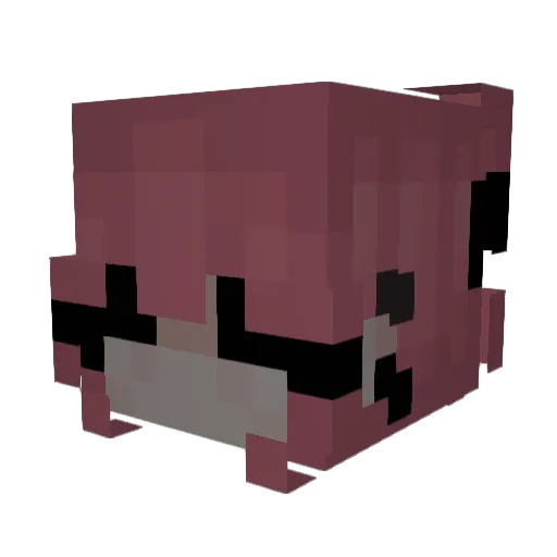 anguhlina Minecraft avatar head, 3D render