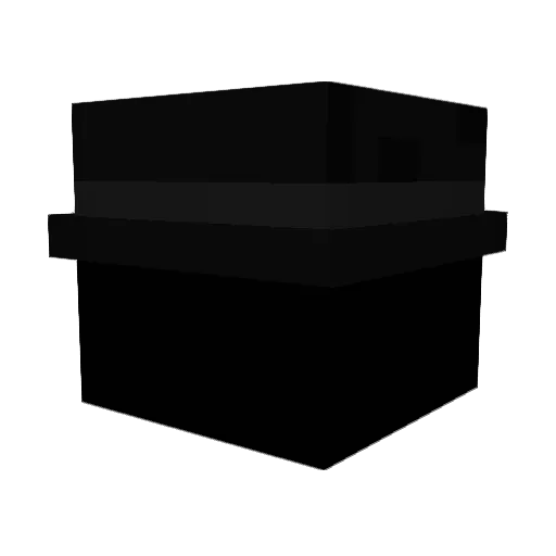 angulated Minecraft avatar head, 3D render