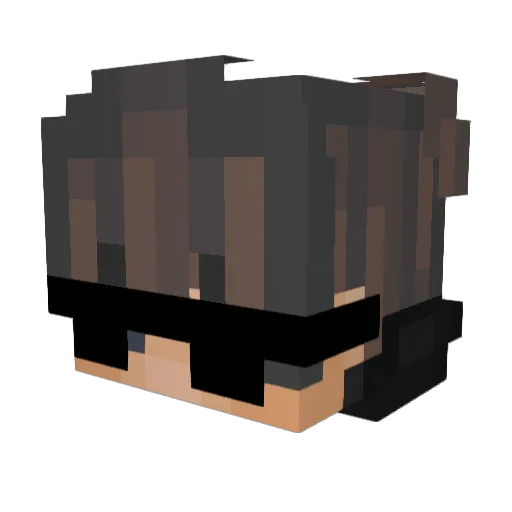 angus9001 Minecraft avatar head, 3D render
