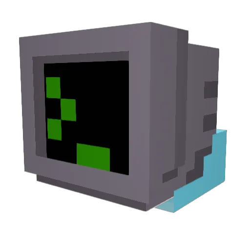 angus_LIN Minecraft avatar head, 3D render