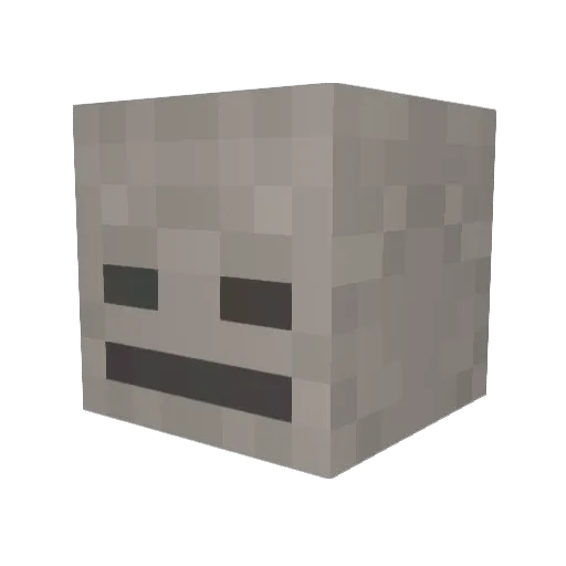 anicked1 Minecraft avatar head, 3D render