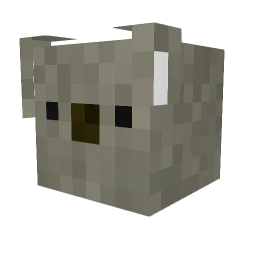 anikadennis Minecraft avatar head, 3D render