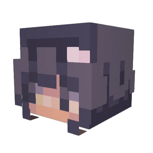 anikolimv_ Minecraft avatar head, 3D render