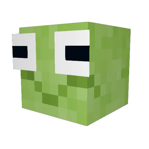 anikong15 Minecraft avatar head, 3D render