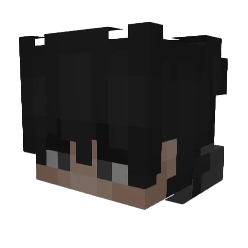 anilcimke Minecraft avatar head, 3D render