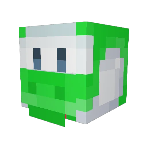 anilegna2b Minecraft avatar head, 3D render