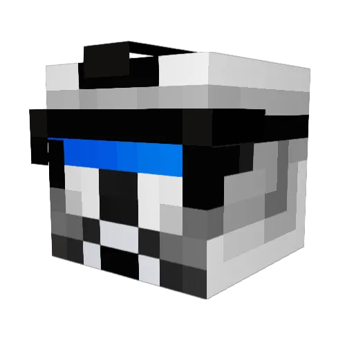 anima27 Minecraft avatar head, 3D render