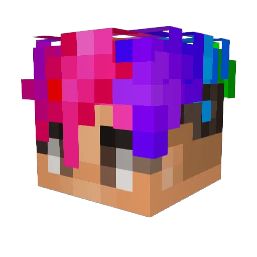 animatorelden Minecraft avatar head, 3D render