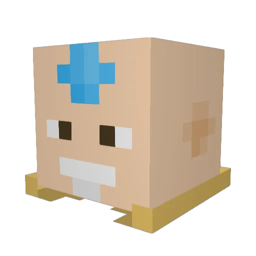 animeguy2912 Minecraft avatar head, 3D render
