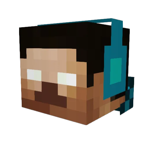 animehowl437 Minecraft avatar head, 3D render
