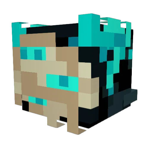 animurra Minecraft avatar head, 3D render