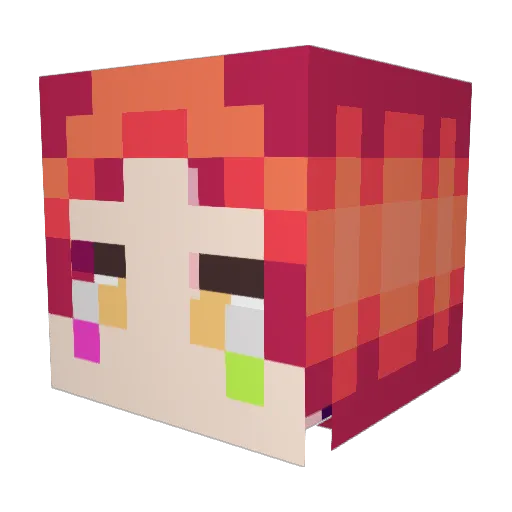 aniquilator15 Minecraft avatar head, 3D render