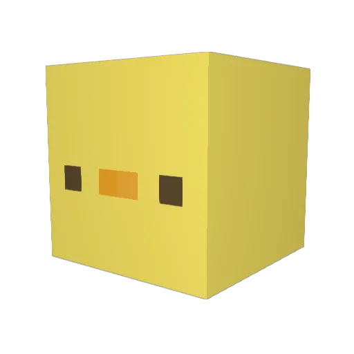 anjuka_ Minecraft avatar head, 3D render