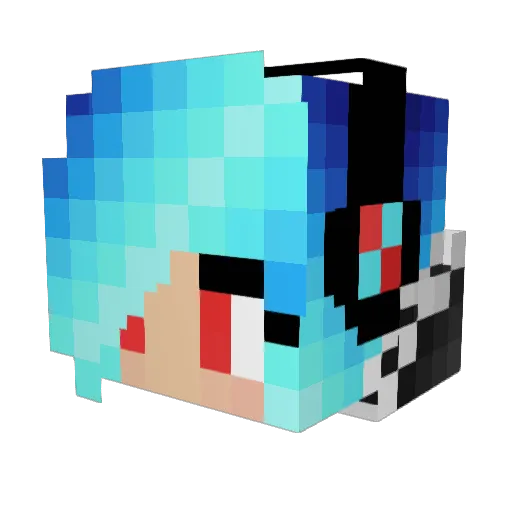 anker__811 Minecraft avatar head, 3D render
