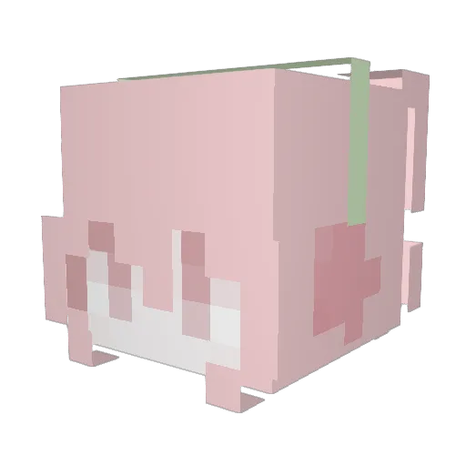 ankiya1 Minecraft avatar head, 3D render