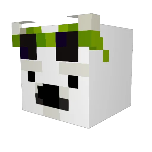 ankkom Minecraft avatar head, 3D render