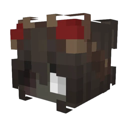 anknovn Minecraft avatar head, 3D render