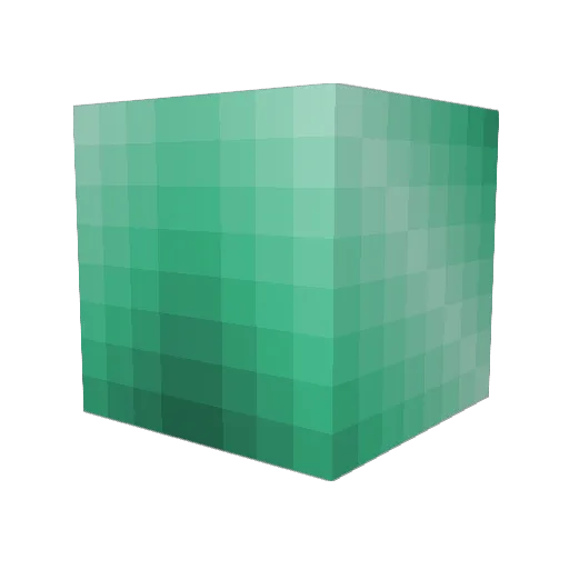 anmaramani Minecraft avatar head, 3D render