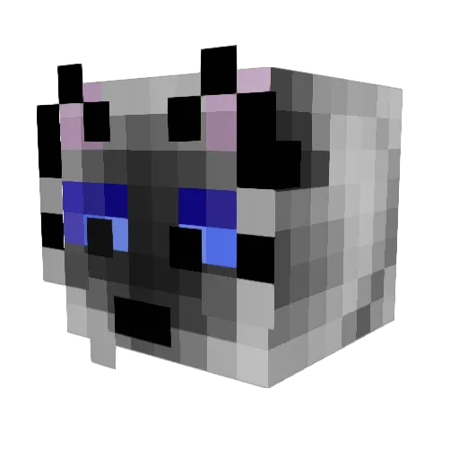 ann58900 Minecraft avatar head, 3D render