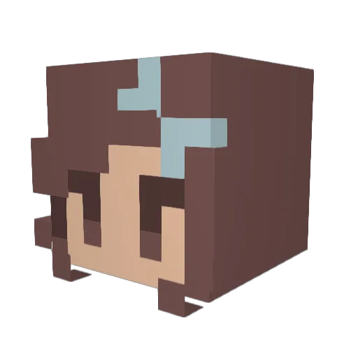 ann_catz Minecraft avatar head, 3D render