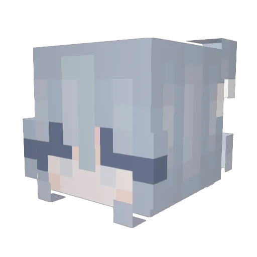 anna457899 Minecraft avatar head, 3D render