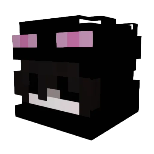 annaHD Minecraft avatar head, 3D render