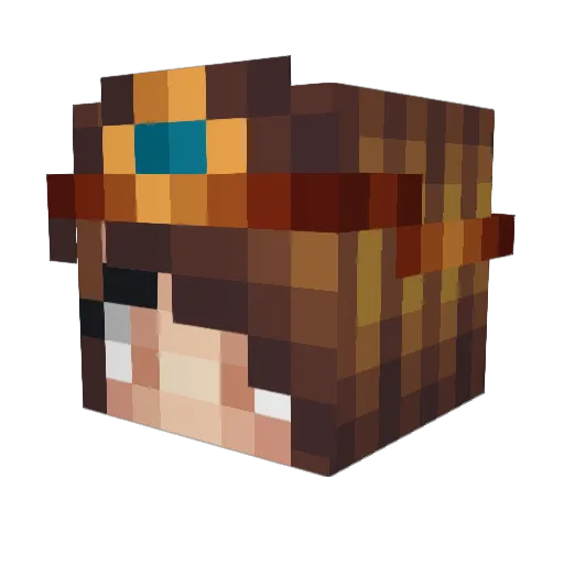 annaa19 Minecraft avatar head, 3D render