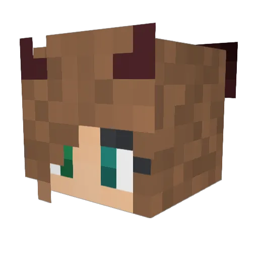 annaa_2206 Minecraft avatar head, 3D render