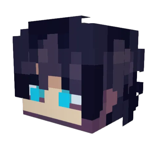 annaaa_24 Minecraft avatar head, 3D render