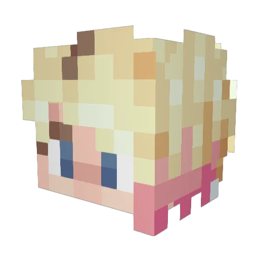 annaamaarie1215 Minecraft avatar head, 3D render
