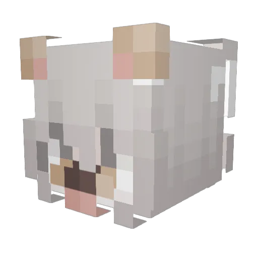 annaapink Minecraft avatar head, 3D render
