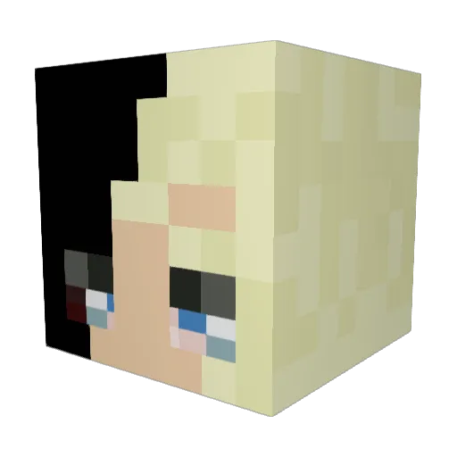 annabanan3 Minecraft avatar head, 3D render