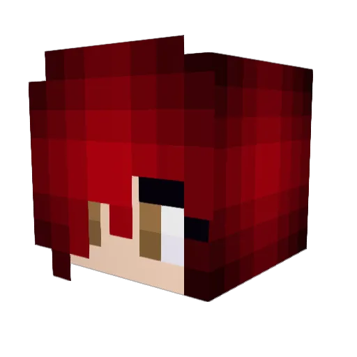 annabellou Minecraft avatar head, 3D render