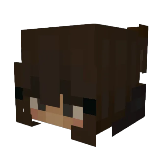 annabelst Minecraft avatar head, 3D render