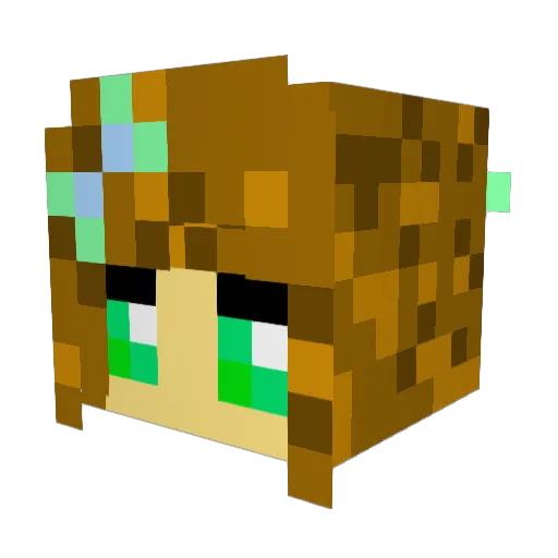 annabeth30 Minecraft avatar head, 3D render