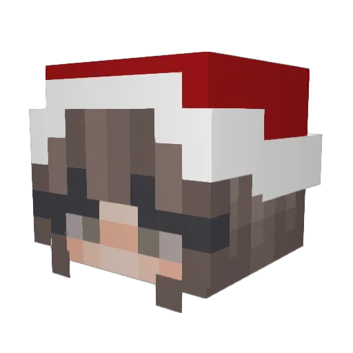 annabeth322sis Minecraft avatar head, 3D render