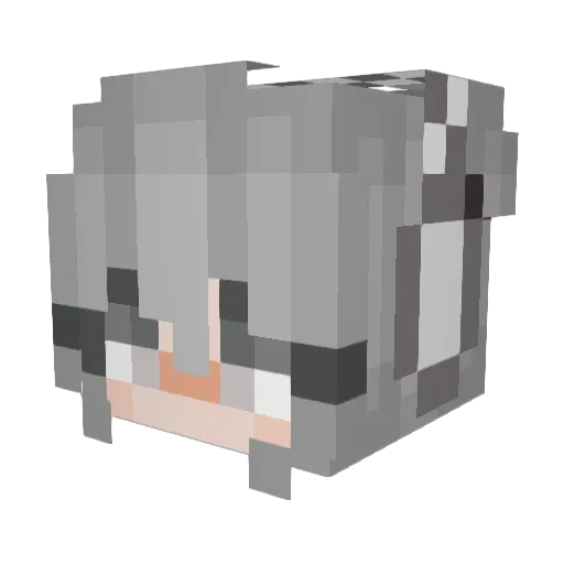 annagrartemis Minecraft avatar head, 3D render