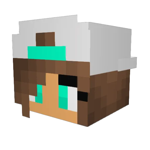 annaica12 Minecraft avatar head, 3D render