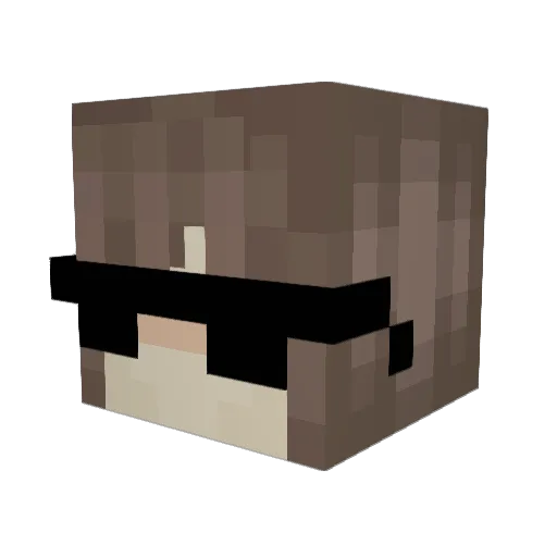 annaislustig Minecraft avatar head, 3D render