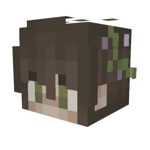 annakat4 Minecraft avatar head, 3D render
