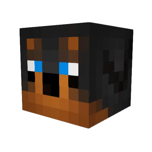 annam54 Minecraft avatar head, 3D render
